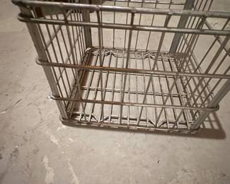 Four metal crates