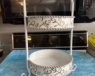 Hobby Lobby two tiered display tray