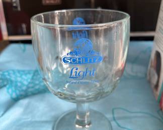 Schlitz beer glass