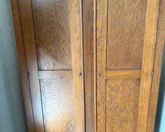 Oak wardrobe