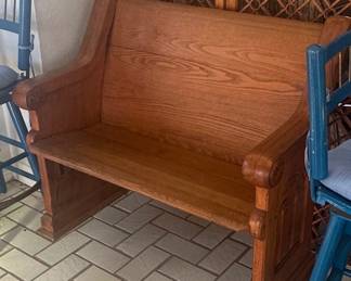 Small Church pew