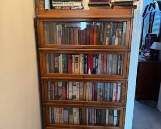 Barrister bookcase or Lawyers cabinet all glass and shelves perfect