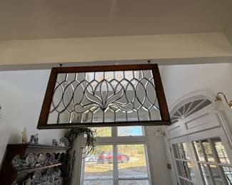 Lead glass ornate decor window