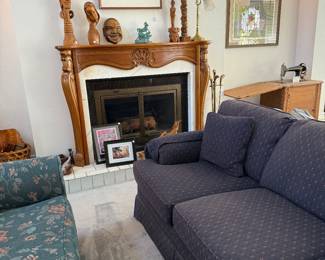 Navy couch
