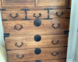 Japanese 3 part Tansu Chest from the 19th Century