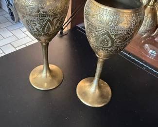 Brass Goblets