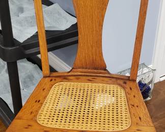 2 oak chairs available