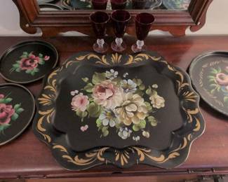 Floral Toleware Assortment