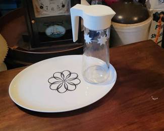 Anchor Glassware Pitcher Decorative Plate 