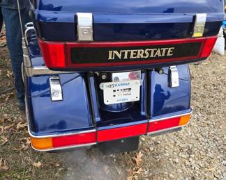 1985 Interstate Goldwing motorcycle with 23,679 miles