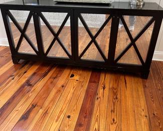 #2 - $250 - Mirrored front Sideboard 33"Hx6'x20"D
