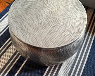 #13 - $75 - Round metal bin 28"Rx15"H
