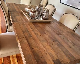 #7 - $900 - Wood dining table West Elm 31"Hx94"Lx39"D

