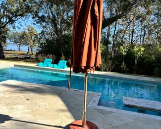 #39 - $150 - umbrella w/stand 111"H
