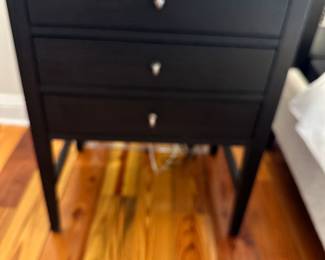 #86 - $300 - Pair of Night Stands 3 Drawers Universal 29"Hx24"Wx17"D