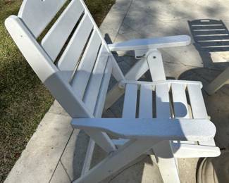 #38 - $70 each - 3 Composite wood folding chairs 