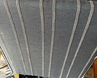 #15 - $700 - Pair of denim Sugar Beach chairs 32"Hx29"Wx35"D