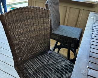 #52 - $325 - Bar w/3 swivel chairs  Disney Resort Collection 38"Hx54"Lx24"D  (bar as is)  chair 43"Hx17"x19"