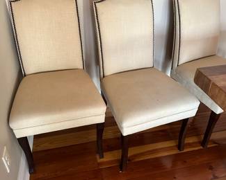 #8 - $475 - 8 chairs 39"Hx24"D some wear