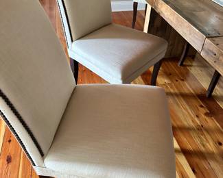 #8 - $475 - 8 chairs 39"Hx24"D some wear
