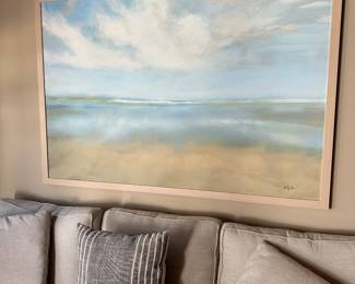 #20 - $200 - Waterview pic M. Opale 63"Lx43"H