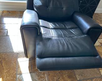 #74 - $360 each - 2 -  Brown Leather Elec Recliner/glider/swivel 42"Hx37Dx33"W