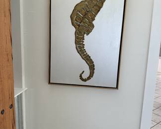 #91 - $120 - Seahorse Picture 25"Wx41"H
