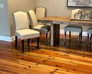 #8 - $475 - 8 chairs 39"Hx24"D some wear