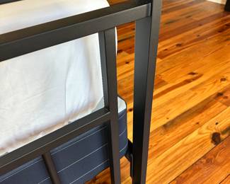 #66 - $700 - King Metal headboard 54"Hx67"W Sealy Mattress
