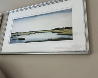#95 - $240 - pair of water view art 22"x17"