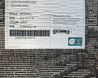 #18 - $150 - Rug Starfish design Turkish 8'2"x11'x6"