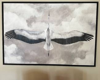 #9 - $200 - Heron Pic  62"Wx42"H
