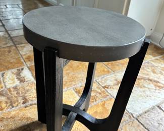 #76 - $ 68 - Wood Round table 24"Hx15"R
