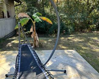 #40 - $150 - Swing on stand metal & mesh 78"H
