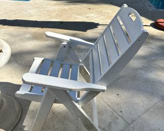 #38 - $70 each - 3 Composite wood folding chairs 