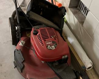 #46 - $180 - Toro GTS 65HP push lawn mower