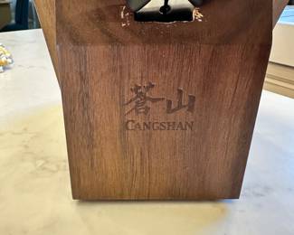 #24 - $50 - Cangshan Knives in block total of 8 pieces
