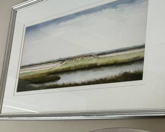 #95 - $240 - pair of water view art 22"x17"
