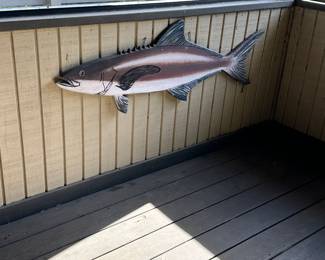 #89 - $70 - Wood Fish Brown 57"Lx18"H
