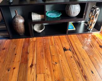 #14 - $250 for the set - 2 L shaped sofa tables 77"Lx28"Hx18"D