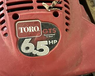 #46 - $180 - Toro GTS 65HP push lawn mower