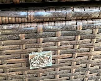 #1 - $150 - Love seat David Macmillan w/pull out ext and side tables 437"Hx46"Wx32"D