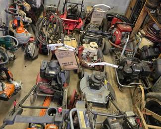 Commercial pressure washers available (all pushmowers are SOLD)