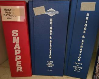 Vintage Snapper and Briggs & Stratton manuals