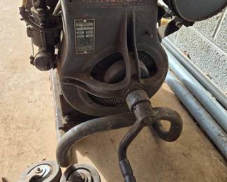 Kohler 800 generator - Rare & Fairbanks ball bearing wheels