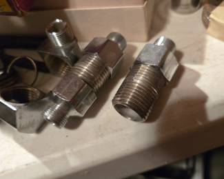 Lots of chrome, stainless steel fittings