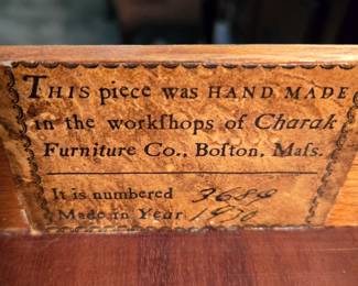 **from the Lindale Mill's President's office**