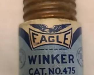 Vintage Eagle Winker sockets #475 (for automatic blinking of light bulb)