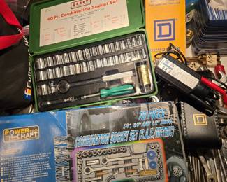 Vintage tool sets, test equipment