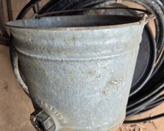 Galvanized Calf Feed Bucket